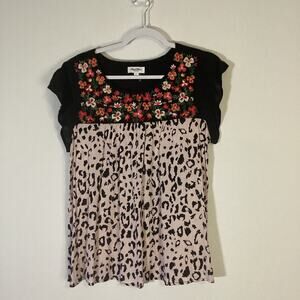 Angel Heart Boutique Exclusive Late Night Spring Top Leopard